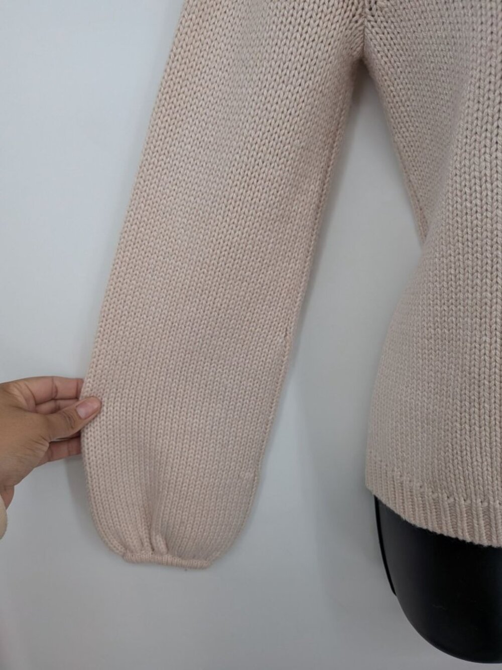 Vintage Moda International Wool Blend Lace Up Sweater Y2K Coquette Ballet Medium - Picture 5 of 12